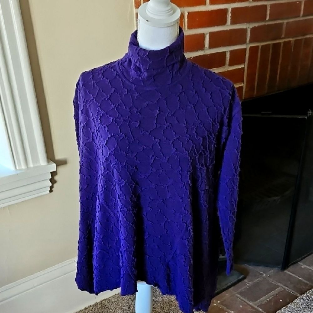 Sno Skins Purple Turtleneck Sweater